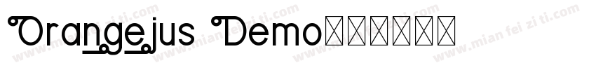 Orangejus Demo字体转换